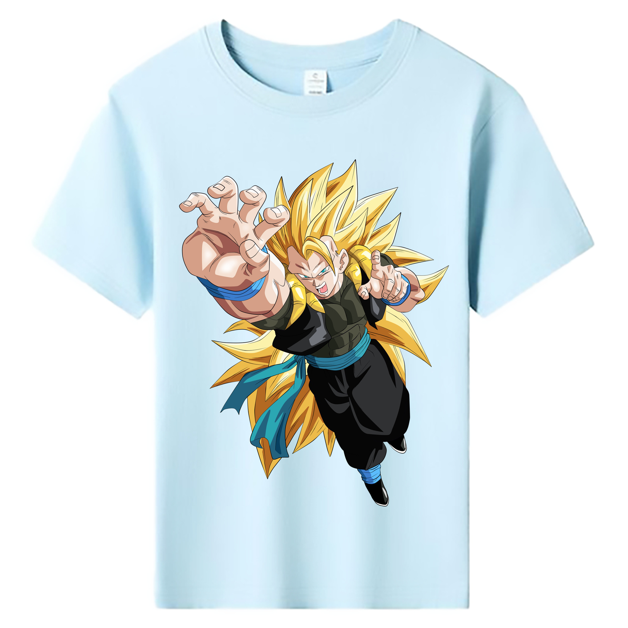 （画像用） ドラゴンボール ベジータ四世（Bejīta Yonsei）DRAGON BALL Vegeta IV 綿100％キッズTシャツ（フロントプリント）